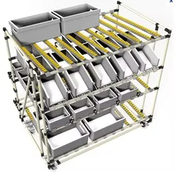 Rodillo deslizante Placon galvanizado para sistema de estantería de tuberías Lean