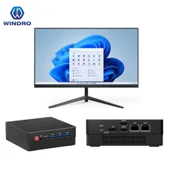 Mini PC Windro Desktop AMD R7 5800u R9 Computador 32GB RAM Pequeno Mini Computador com DDR4 DDR5, 4K Resolução 16+512GB para Win10 11 Linux