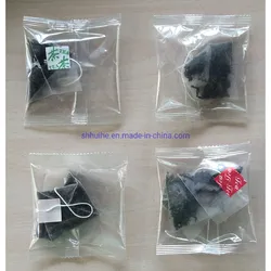 Automatische Nylon-Dreiecks-Teebeutel-Versiegelungs-Verpackungsmaschine mit Innen- und Außenumschlag