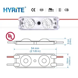 Hochwertiges LED-Modul für die Beleuchtung von Lichtbuchstaben und Displays