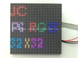 高リフレッシュレート P6 屋内 RGB 32X32 ピクセル LED モジュール