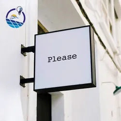 Runder Außen-Acryl-Lichtkasten LED Geschäft Ladenfront Schild Werbung 3D Acryl-Schild