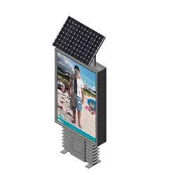 Rückbeleuchtete Schilder Solar LED Tafel Rückbeleuchtete Lichtbox Anzeige Lichtkasten