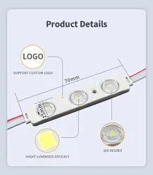 Werbeschilder LED-Lichtmodul mit Klebeband auf der Rückseite