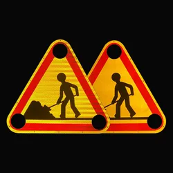 Biển báo cảnh báo giao thông hình tam giác tùy chỉnh