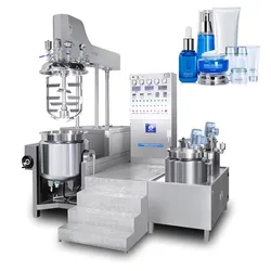 Productielijn voor het maken van machinecosmetica, pasta, crème, tandpasta, homogenisator, mengapparatuur, zeepmaakmachine