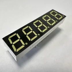 Gemeinsame Kathode 5-Digit Blaue 7-Segment LED-Anzeigemodul