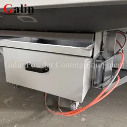 Galin Automatische Pulverbeschichtungs-Sprühkabine mit Rückgewinnungsfilter und Schienen