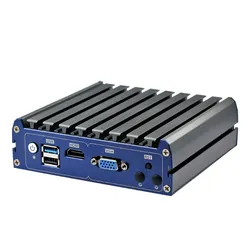 Melhor Vendedor Mini Computador 4 RJ45 LAN Desktop 4 Processador Core Computador Industrial Thin Client Mini PC