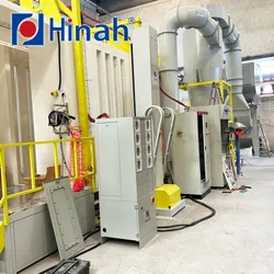 Sistema de Pulverização de Revestimento em Pó com Cabine de Pulverização, Ciclone, Fácil Manutenção e Troca Rápida