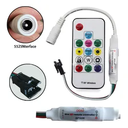 RF-Fernbedienung Drahtloser Controller RGB LED Controller Adressierbare LED-Streifen Dimmer Sp103e