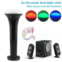 Müzik Kontrolü ile Renk Değiştirebilen Çok Fonksiyonlu SOS Lamba USB Şarj Edilebilir LED Fener