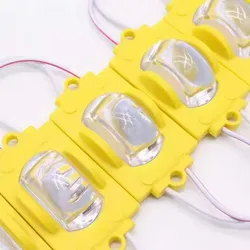 Heiße Verkaufs-SMD-LED-Pixel-Signalmodule mit starker Beleuchtung 12V LED-Injektionsmodul mit Linse für Werbung