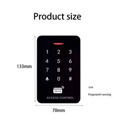 Sistema di Controllo Accessi con Tastiera Integrata per Password, Pannello di Lettura Card, Controllore di Serratura Elettromagnetica, Lettore di Serratura Elettronica Impermeabile per Controllo Accessi