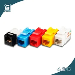 Geteknet UTP CAT6 CAT6A RJ45 Stecker CAT6 Netzwerk Modular Unshield RJ45 Keystone Stecker