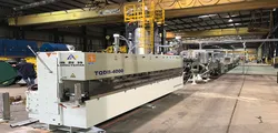 Hochleistungs-Kabel-Extrusionsmaschine. Glasfaserkabel-Maschinenlinie