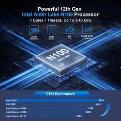 Hystou Fabrik optionale Desktop-Computer eingebetteter lüfterloser industrieller Steuerungs-Mini-PC