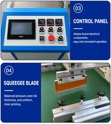Impressora para Impressão em Tela Máquina Automática de Serigrafia com Sistema de Secagem