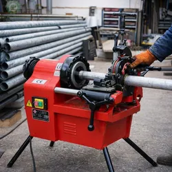 2 Zoll 4 Zoll elektrische Rohrgewindeschneidemaschine Hersteller mit automatischer elektrischer Rohrgewindeschneidemaschine
