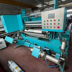 PLC-gesteuerte gebrauchte Inspektionsmaschine Jumbo-Rollen-Wickel- und Inspektionsmaschine