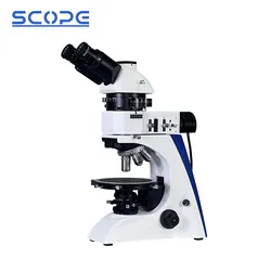 Microscopio polarizador profesional de transmisión y reflexión óptica Bk-Polr Infinity con luz LED