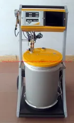 Fluidisierender / Fluidisierte Pulverschüttbehälter für Pulverbeschichtungssystem