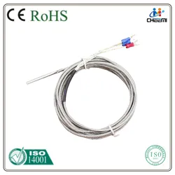 อุปกรณ์ตรวจสอบอุณหภูมิ PT500 RTD Probe พร้อมสายเชื่อมต่อ 2