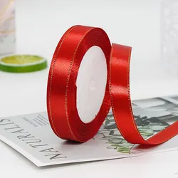Fabrikverkauf Goldrandband Geschenkbandrolle zum Geschenkeeinpacken