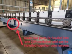 Maschinen zur Herstellung von Dachfirst-Abdeckprofilen, Formmaschine für Dachfirst-Abdeckungen, Walzenpresse für Dachfirste