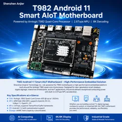 T982 Placa-mãe de computação embarcada avançada para aplicações de IA