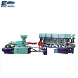 Einzelne Doppel-Farben Automatische PVC DIP Spritzgießmaschine