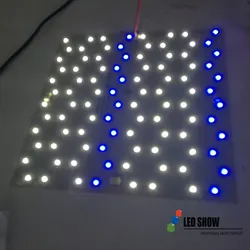لوحة LED داخلية سداسية معيارية بإضاءة خلفية وغير قابلة للقطع للافتات واجهات المتاجر