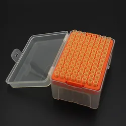 Laboratório 10UL Dicas Suportes 96 Poços PP Pontas de Pipeta Caixa