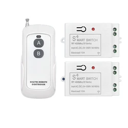 1-8 Schlüssel Smart Fernbedienung Schalter RF Multi Kanal Drahtlose Fernbedienung