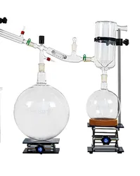 Kurzes Wegdestillationsglas Laborgeräte Vakuumdestillationssystem-Kit