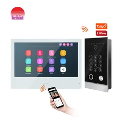 Sistema I-Bus 2 Interfono con cavo e sblocco tramite codice RFID con impronta digitale