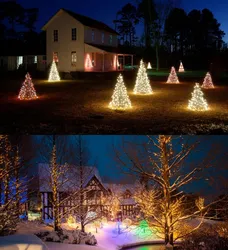 Ferngesteuerte RGB-farbwechselnde LED-IP65-Weihnachtslichterkette