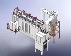 Mono-Zyklon-Elektrostatisches Pulverbeschichtungssystem