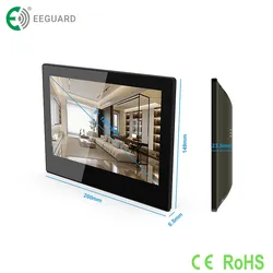 2-Wire IP Aanraakscherm Qr Code SIP Video Intercom Multi Appartement Toegangscontrole