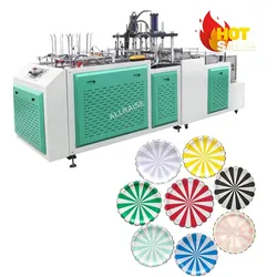 Máquina Automática de Pratos de Papel Descartáveis Máquina de Formação de Bandejas de Alimentos Máquina de Fazer Pratos de Papel