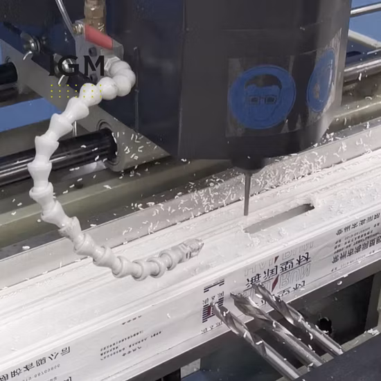 Einachsige PVC-Fräs- und Bohrmaschine, UPVC-Kopierfräse, Maschine zur Herstellung von PVC-Fenstern pictures & photos