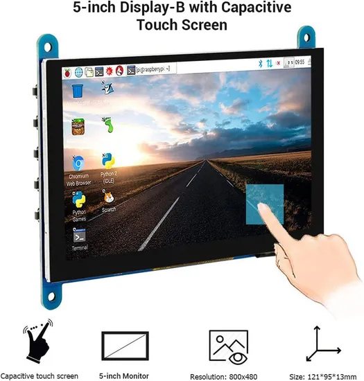 7 จอสัมผัสขนาดนิ้ว IPS สำหรับโครงการ Raspberry Pi pictures & photos