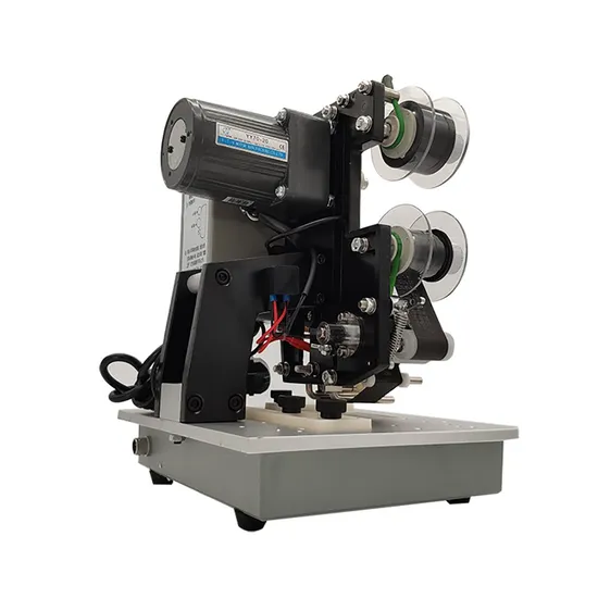 Halbautomatische elektrische Tintenstrahldatumsdruckmaschine mit Farbbandkodierung pictures & photos