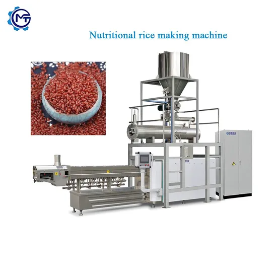 Machine de fabrication de riz konjac artificiel Ligne de production de riz instantané pictures & photos
