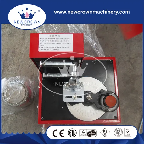เครื่องพิมพ์วันที่กึ่งอัตโนมัติระดับความปลอดภัยสูง / เครื่องพิมพ์หมึกพิมพ์ / เครื่องพิมพ์รหัส pictures & photos