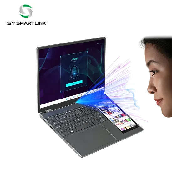 Computer portatile personalizzato con doppio monitor 15.6 pollici 7 pollici touch display Intel UHD Graphics DDR4 memoria per programmatori, trader e utenti d'ufficio pictures & photos