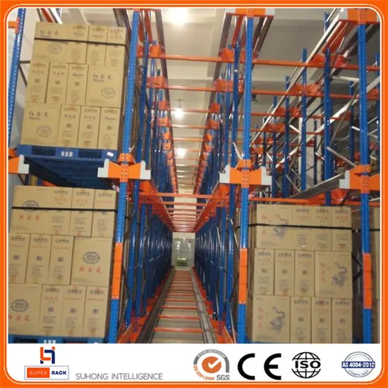 Carrello di stoccaggio automatico a radiofrequenza per magazzino con racking ad alta densità e controllo remoto pictures & photos