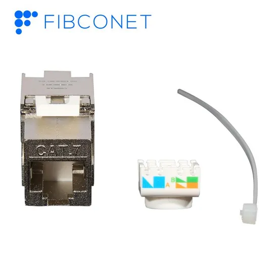 CAT6A/Cat7 RJ45 เครื่องมือแจ็คโมดูลคีย์สโตนแบบไม่ต้องใช้เครื่องมือ SFTP ที่มีการป้องกัน pictures & photos