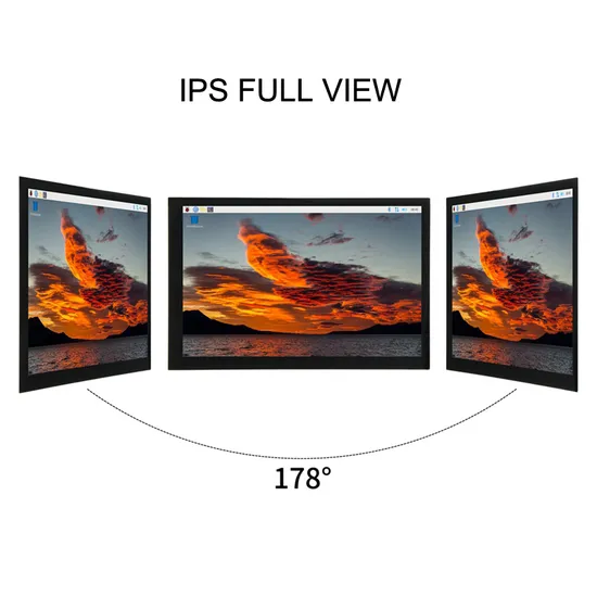 10.1 Zoll 1280X800 Hochauflösender Raspberry Pi HDMI Eingangs kapazitiver Touch LCD Monitor pictures & photos