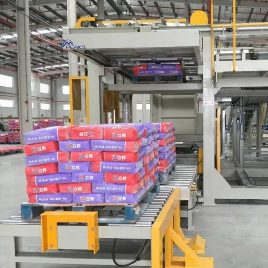 Volautomatisch gipspoeder klepzak hoog niveau palletiseersysteem pictures & photos